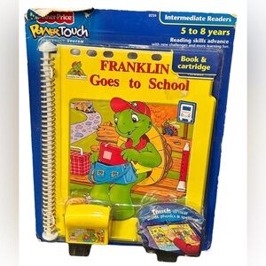 Fisher Price Power Touch Book & Cartridge Franklin Goes To School